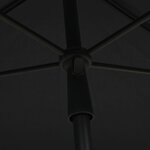 vidaXL Parasol de jardin avec mât 210x140 cm Anthracite