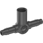 Dérivation en T pour micro-asperseurs 3/16 4.6mm Boite de 10 pièces. Connexion «Easy & Flexible» - 13216-26