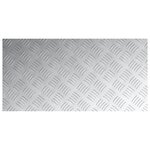 vidaXL Plaques en Alu avec Motif en Damier - 4 pièces Antidérapantes 80x40 cm