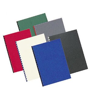 Couvertures de reliure, A4, Carton grain cuir, Noir (paquet 100 unités)