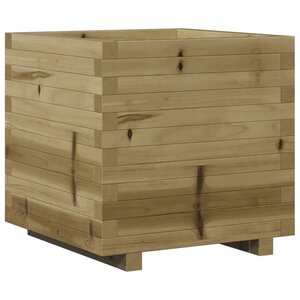 vidaXL Jardinière 50x50x49 5 cm bois de pin imprégné