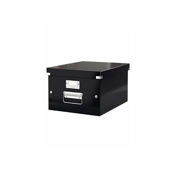 Boîte de rangement Click & Store WOW  A4  noir LEITZ