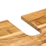 Meuble sous-lavabo vidaXL 62x33x58 cm en bois d'acacia massif