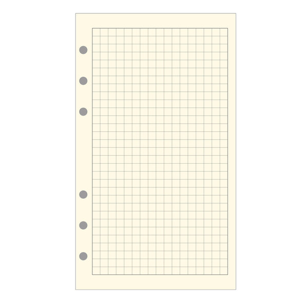 Recharge accessoire Exatime 17 étroit quadrillé 5x5 44 feuillets 170x98 mm EXACOMPTA