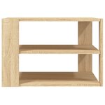 vidaXL Table basse chêne sonoma 59 5x59 5x40 cm bois d'ingénierie