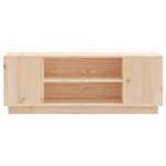 vidaXL Meuble TV 110x35x40 5 cm Bois de pin massif