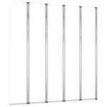 vidaXL Enclos de bain 120x140 cm Verre trempé Transparent