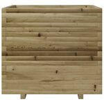 vidaXL Jardinière 80x80x72 cm bois de pin imprégné