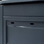 vidaXL Composteurs de jardin 2 Pièces Gris 60x60x73 cm 520 L