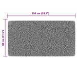 vidaXL Tapis intérieur extérieur à poils courts 80x150 cm antidérapant