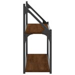 vidaXL Étagère murale 2 niveaux chêne marron 80x21x51 cm
