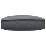 vidaXL Coussin de palette pour siège Anthracite 60x60x12 cm Tissu Oxford