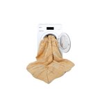 Tapis coton lavable Monstera miel - 120 x 180 cm