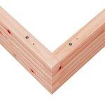 vidaXL Jardinière 90x90x23 cm bois massif douglas