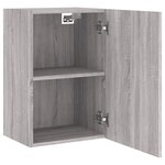 vidaXL Meuble TV mural sonoma gris 40 5x30x60 cm bois d'ingénierie