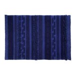 Tapis coton air Alaska - bleu - 140 x 200
