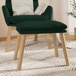 vidaXL Repose-pied Vert foncé 45x29 5x35 cm Velours