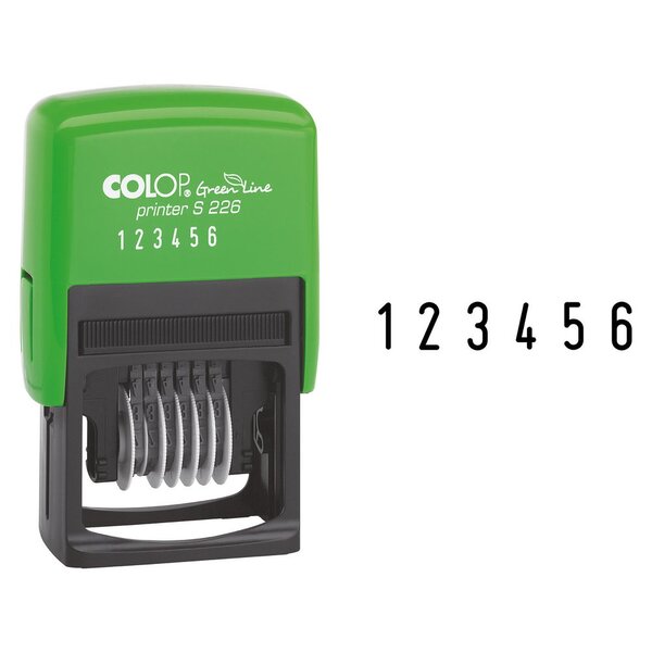 Tampon numéroteur Printer Green Line S 226