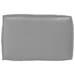 vidaXL Coussin Palette pour Soutien Lombaire Gris 60x40x12 cm Tissu Oxford
