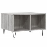vidaXL Table basse Sonoma gris 60x50x36 5 cm Bois d'ingénierie