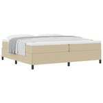 vidaXL Cadre de lit Vert clair Gris 200x200 cm Tissu en velours côtelé