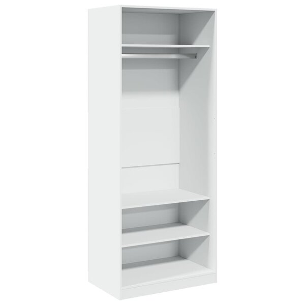 vidaXL Garde-robe blanc 80x50x200 cm bois d'ingénierie