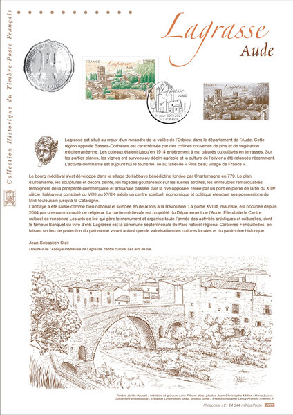 Document philatélique - Lagrasse