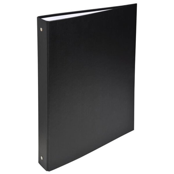 EXACOMPTA - Classeur a anneaux - Dos 40 mm - 21 x 29,7 - 4 anneaux - Remborde plastique 18/10eme - Couleur noire