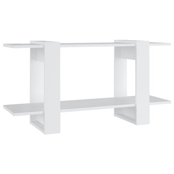 vidaXL Bibliothèque Blanc 100x30x51 cm Bois d'ingénierie