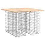 vidaXL Banc de jardin design de gabion 100x102x72cm bois massif de pin