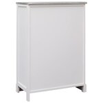 vidaXL Buffet avec 10 tiroirs Gris 113x30x79 cm Bois