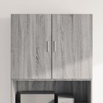 vidaXL Armoire murale sonoma gris 80x42 5x64 cm bois d'ingénierie