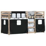 vidaXL Lit superposé sans matelas 90x200 cm bois de pin massif