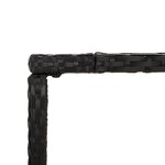 vidaXL Ensemble de bar de jardin 5 Pièces avec coussins noir poly rotin