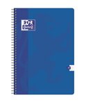 Cahier Spirale A4 100 Pages 90g Satiné Grands Carreaux Séyès Coloris Aléatoire OXFORD