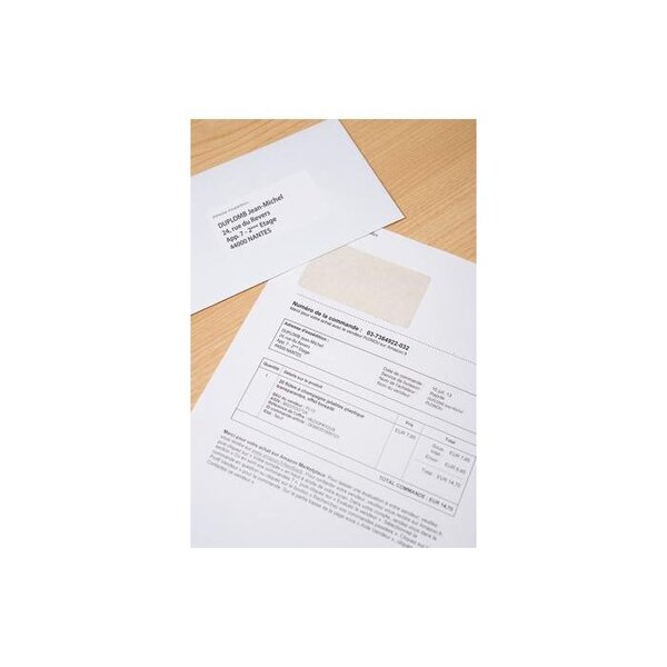 Stick'ngo - 500 feuilles de papier avec étiquette intégrée pour facturation via seller ... Avery