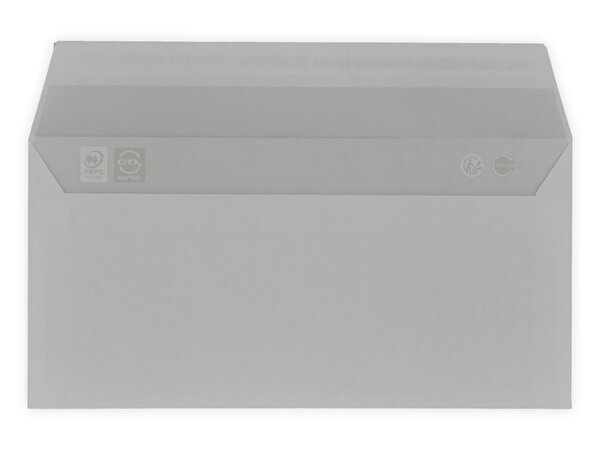Lot de 250 enveloppe dl papier blanc 110 x 220 mm