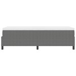 vidaXL Lit Boxspring GRIS 90x200 cm Tissu en Velours Côtelé
