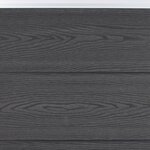 vidaXL Ensemble de panneaux de clôture gris 180x186 cm WPC