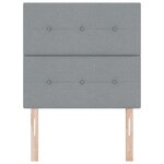 VidaXL Lumière de Tête LED Gris Clair 100 cm Tissu