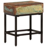 vidaXL Table d'appoint 40x30x51 cm Bois massif de récupération