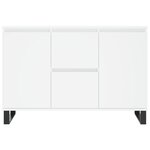 vidaXL Buffet blanc 104x35x70 cm bois d'ingénierie