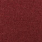 vidaXL Repose-pied Rouge 45x29 5x35 cm Tissu