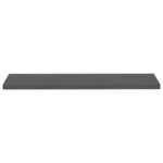 vidaXL Étagère murale flottante Gris brillant 120x23 5x3 8 cm MDF