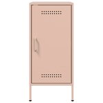 vidaXL Buffet rose 36x39x79 cm acier laminé à froid