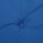 vidaXL Coussins de chaise à dossier haut lot de 4 bleu royal