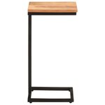 vidaXL Tables d'appoint 2 Pièces 31 5x24 5x64 5 cm Bois d'acacia solide