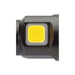 Lampe de poche Led Alu 220 Lumen 3 positions avec mise au point du faisceau 3 piles AAA incluses