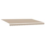 vidaXL auvent rétractable automatique beige 500x300 cm