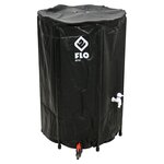 FLO Réservoir d'eau de pluie pliable 250 L noir